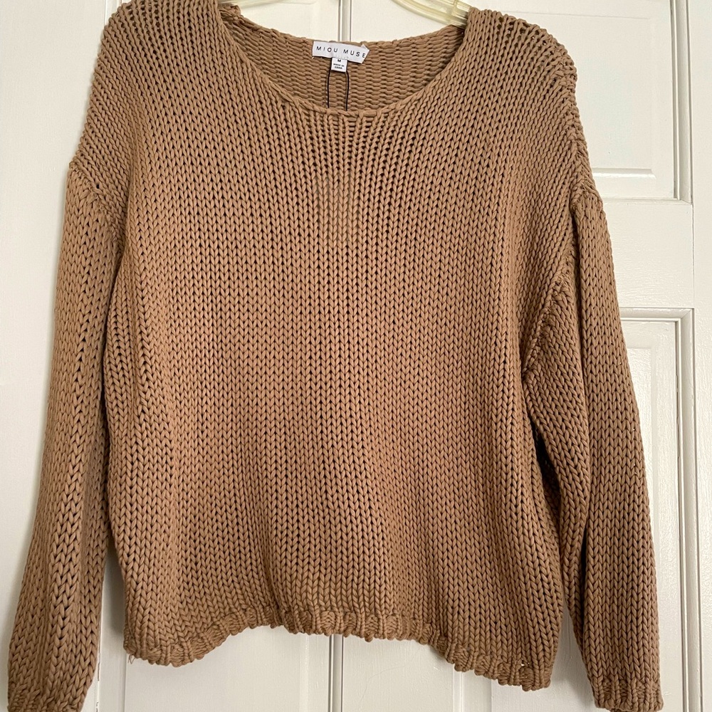 Brown sweater